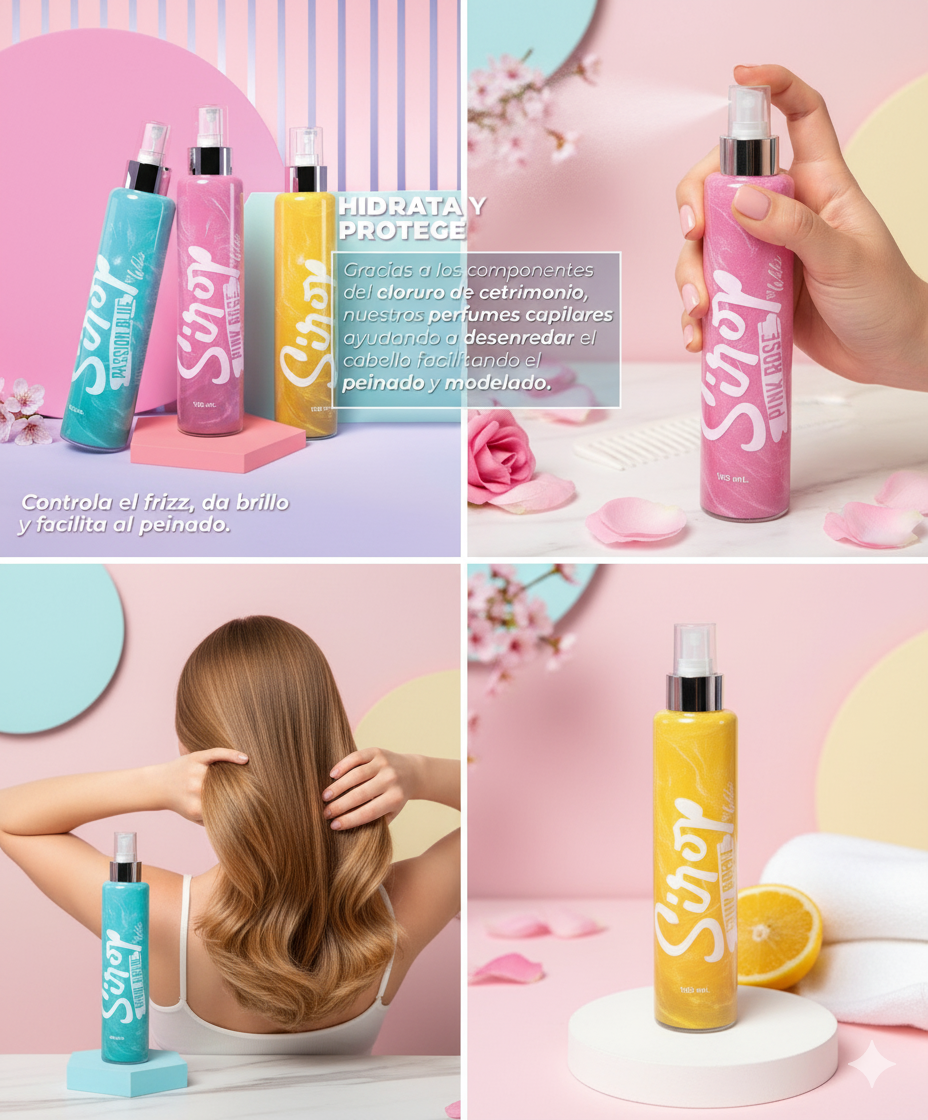 SIROP PERFUME CAPILAR  X3