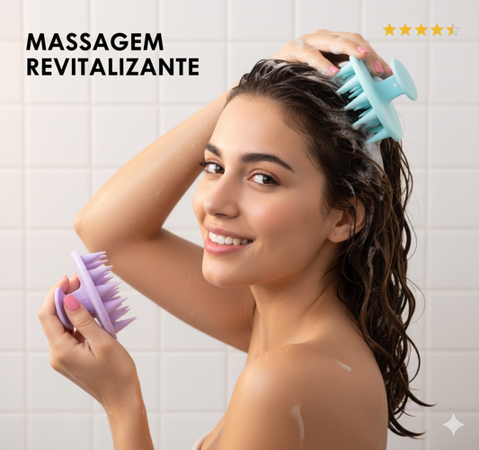 Cepillo Masajeador Capilar De Baño