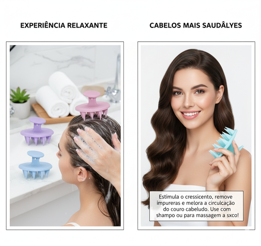 Cepillo Masajeador Capilar De Baño