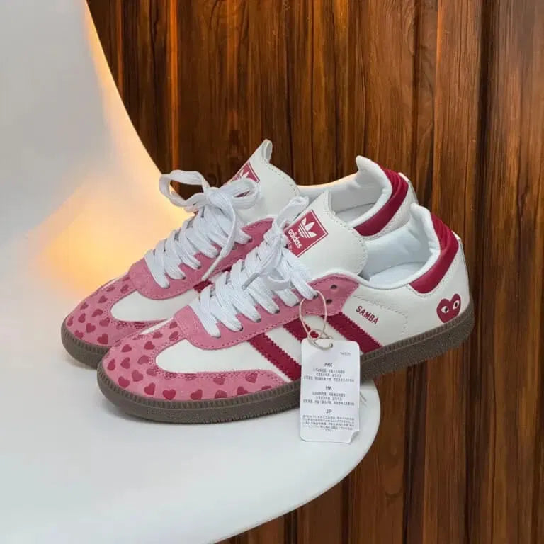Adidas Samba Rosada Corazones